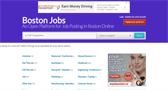 Desktop Screenshot of bostonjoblisting.com