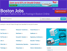 Tablet Screenshot of bostonjoblisting.com